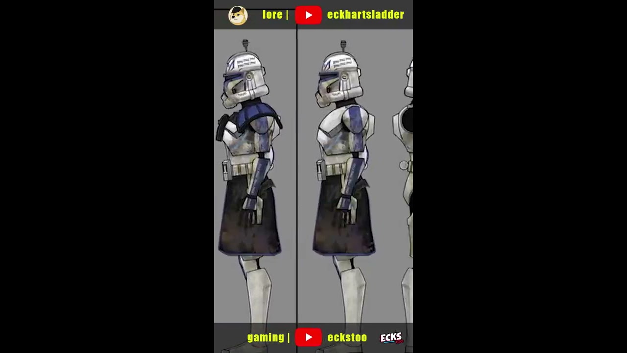Why Rex Had The MOST UNIQUE Clone Armor Star Wars Lore Shorts