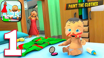 Virtual Baby Family : Mother Life Simulator Gameplay Walkthrough Part 1 - Mess With Alice