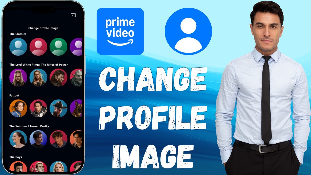 How To Change Profile Picture In Amazon Prime Video App! - YouTube