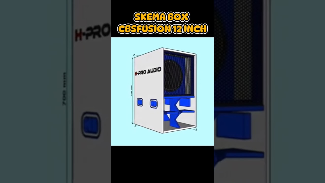 skema box cbs fusion 12inch