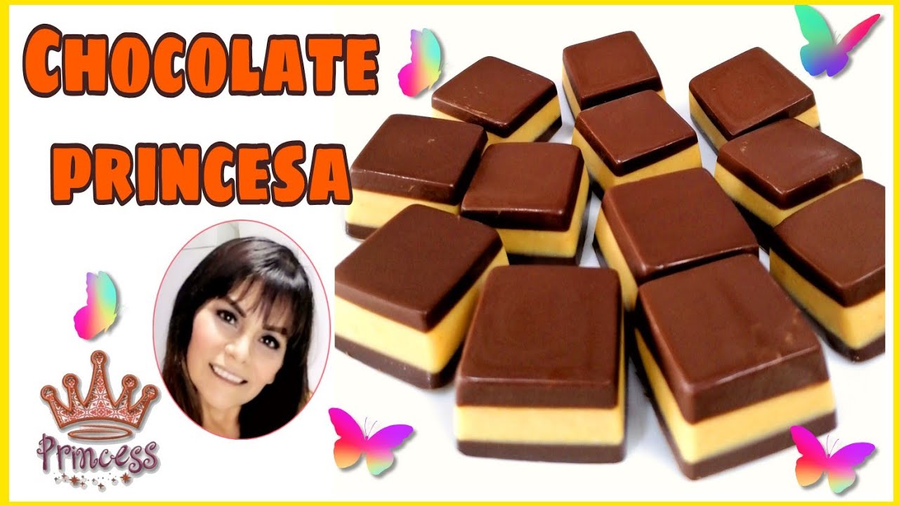 CÓMO HACER CHOCOLATE PRINCESA YouTube
