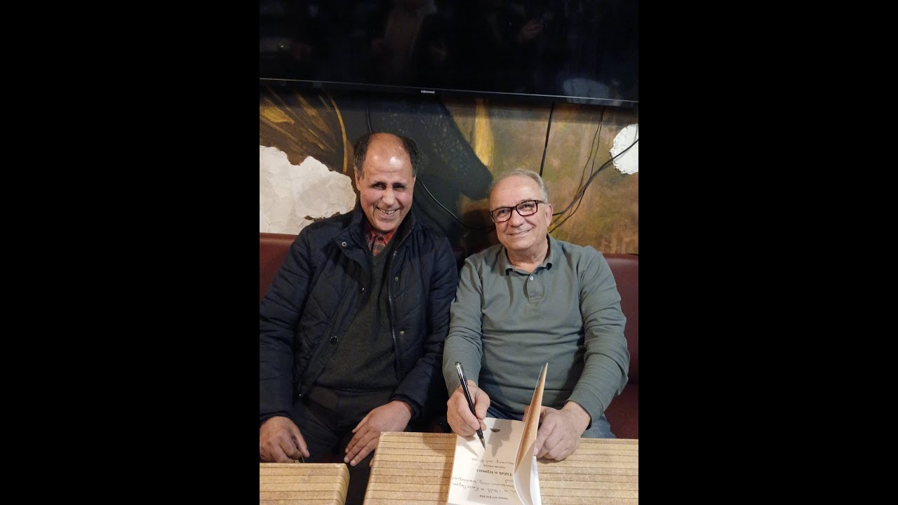 Ahmed Ait Bachir invité de l'écrivain Youcef Zirem au café littéraire parisien de l'Impondérable