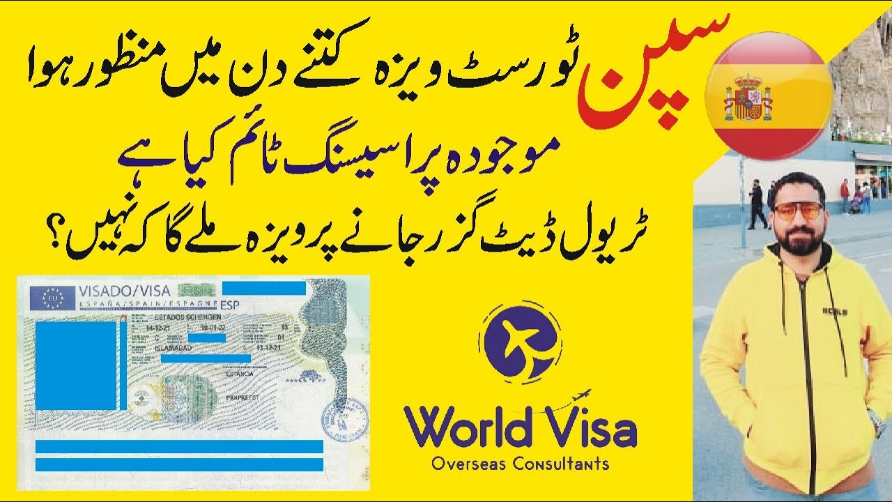 visit visa from pakistan to spain