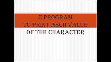C program to print ASCII value of the entered character