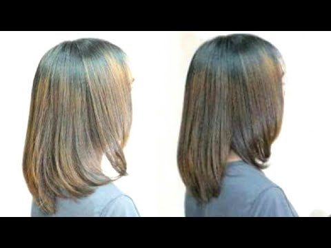 Medium hair cut V Shape ตัดผมประบ่า ให้เป็นรูปตัววี