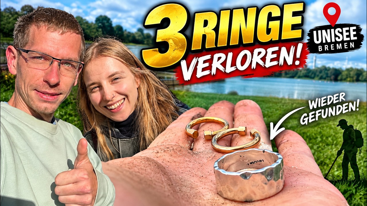 3 RINGE am Unisee verloren! 😱 Kann ich sie mit dem Metalldetektor finden?