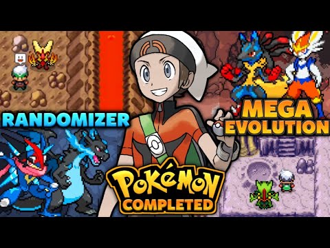 New Pokemon GBA Randomizer ROM HACK With Ash=Greninja, Mega