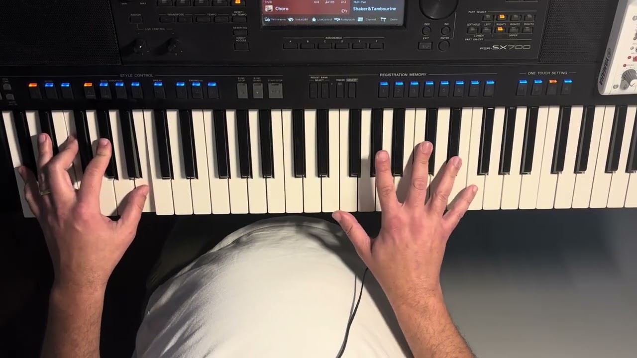 Ritmo CHORO sampleado para PSR SX920 SX720 SX900 SX700 SX600 S670 770 970 775 975 Yamaha
