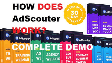 HOW DOES AdScouter WORK ?    COMPLETE DEMO