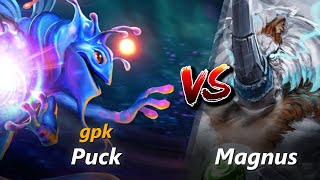 How to Puck mid vs Magnus (feat. gpk) | First 10 minutes
