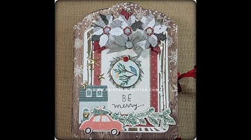 Merry Days Christmas Mini Album Tutorial Part 2