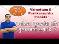 Astrology Basics- Part 14| वर्गोत्तम & पुष्करांश ग्रह | Vargottam, Pushkaramsh & Pushkarbhag | Hindi