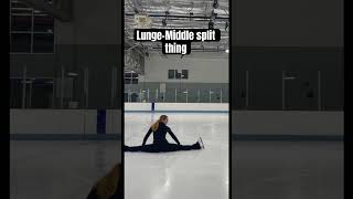 Struggle bus #skating #figureskating #athlete #split #middlesplit #lunge #flexibility #fitness #agh