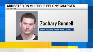 Arrest made in connection to Rochester burglary and mail theft crimes