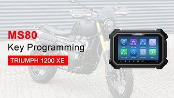 OBDSTAR MS80 Program TRIUMPH Scrambler 1200 XE Motorcycle Key (Re-Register All Keys)- OBDII365