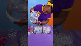 Meekahs Orbeez MAGIC Reveal Challenge! Easy Water Beads Experiments! #shorts #blippi