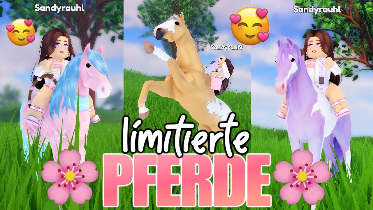 wir FANGEN 🅻🅸🅼🅸🆃🅸🅴🆁🆃🅴 PFERDE 🐴🌸 in Wild Horse Islands 🌴 Roblox