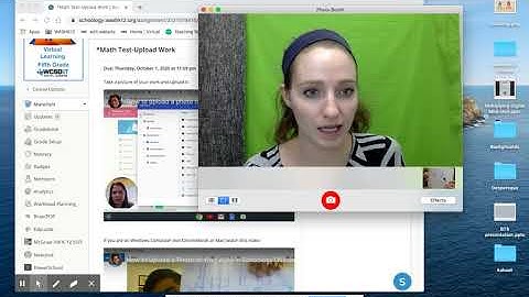 How to Upload Photo to Schoology on a Mac (Apple Computer)