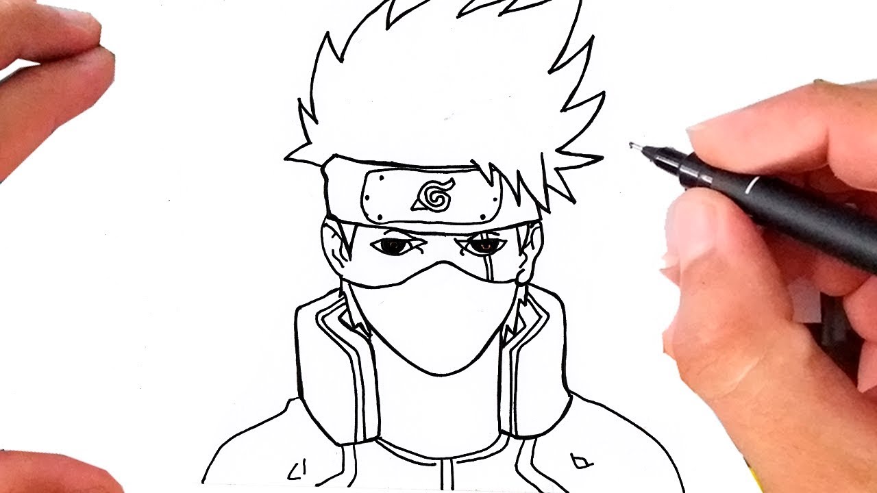 Como Desenhar o KAKASHI