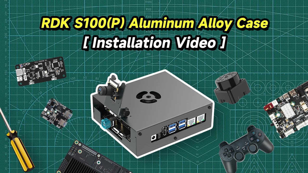 RDK S100(P) aluminum alloy case + MIPI Camera Installation Video - YouTube