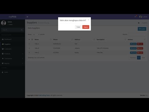 Membuat Alert Konfirmasi Elegan dengan Modal Bootstrap [43] {Bonus}