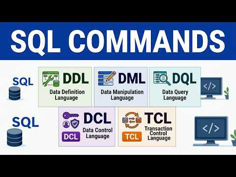 SQL Commands | Different types of SQL commands |  What are the 5 basic SQL commands?