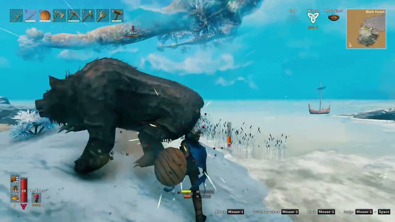 Valheim – Barely Survived a Winter exploration and Thistle Run (Seasons mod | No Commentary)