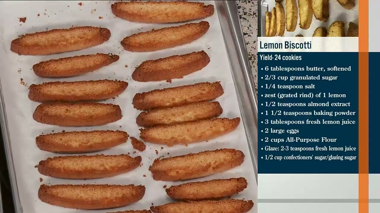 Cooking with Chef Martin Lemon biscotti YouTube