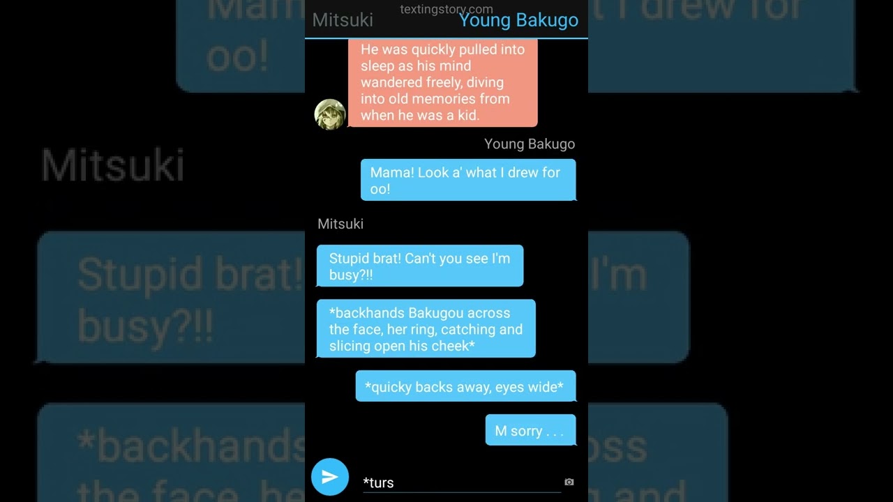 Little Katsuki | Soft Bakugou | Bakudeku | Agere | MHA | BL | Texting Story