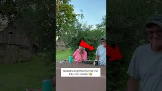 Wait for Grandpa’s face at the end! 😂#shocking #shorts