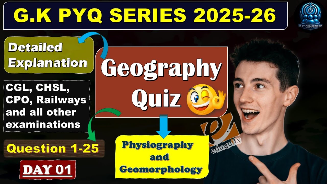 Geography Quiz 1 | Detailed Explanation #gk #quiz - YouTube