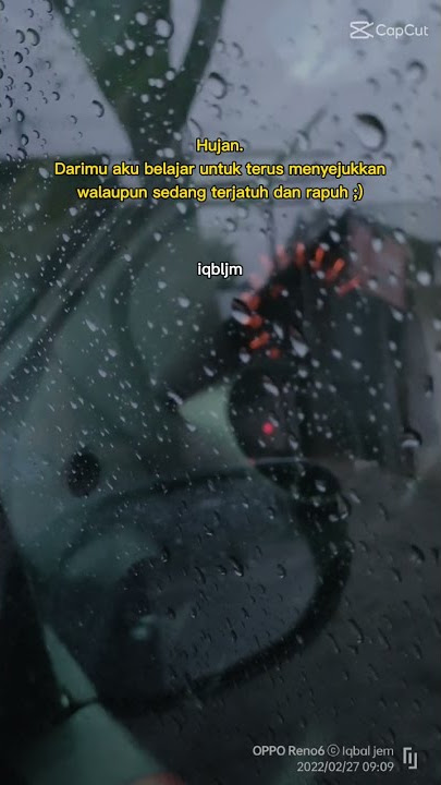status sedih,hujan#galau #hujan #mobil #statussedih