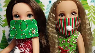 Make a Face Mask for Dolls | Christmas Face Mask