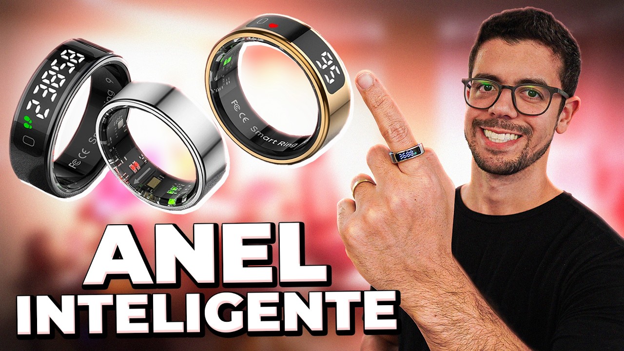 Esse ANEL INTELIGENTE BARATO do AliExpress tem TELA! 🤯 (Colmi R12)