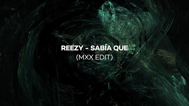 reezy - SABÍA QUE NO (MXX AFRO HOUSE EDIT/REMIX)