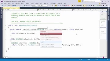 DevExpress CodeRush: Remove Unused Parameter