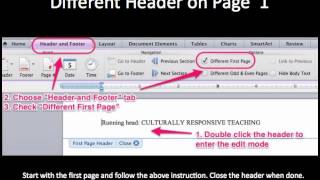 APA Commonly Made Mistakes