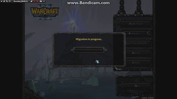 Warcraft 3 Migration Progress error