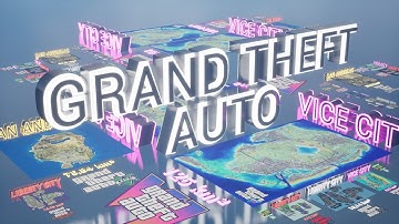 GTA Games Maps Size Comparison