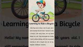 Learning to Ride a Bicycle 🚲 | Simple English Story for Kids | English Learning & Motivation 🌟