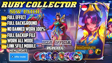 UPDATE Script Skin Ruby Collector - Prismatic Plume No Password | Full Effect & Voice | NEW Patch