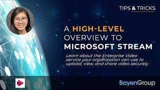 Microsoft Stream - A high-level overview