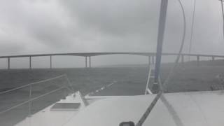 50' Catamaran in Hurricane Matthew