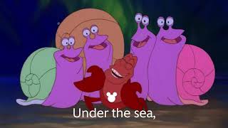 The Little Mermaid  Under the Sea  Lyric Video  Disney Sing Along