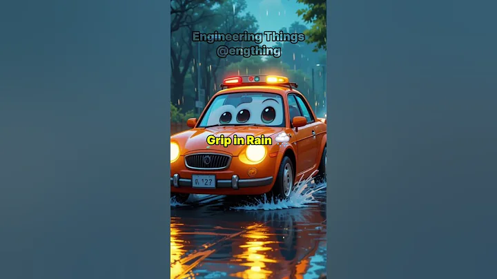 Why Car Tires Have Patterns (Treads)? #shorts #tires #patterns