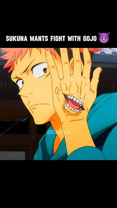 Sukuna Wants To Fight With Gojo 😎 #gojo #gojoedit #sukuna #yuji #jujutsukaisen #anime