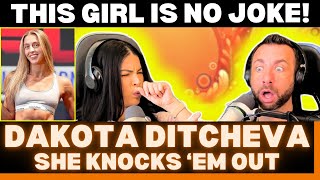 THE FULL PACKAGE! First Time Watching Dakota Ditcheva - She Knocks 'em Out Harder Than Men Reaction!