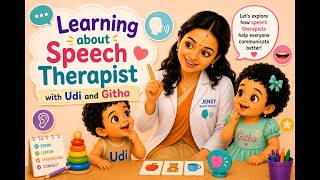 Learning about speech therapist with Udi & Githa