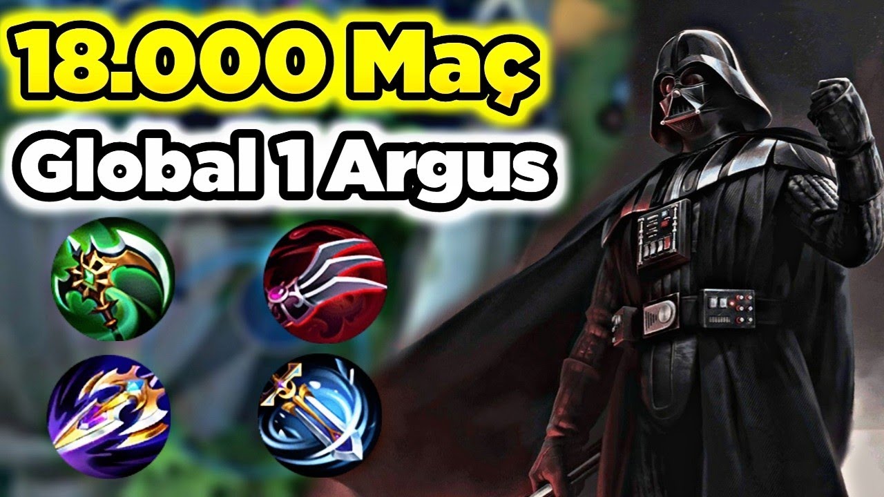 18000 Maç Dünya'nın En İyi Argus Oyuncusu Global 1 Argus Analiz-Öğretici Mobile Legends