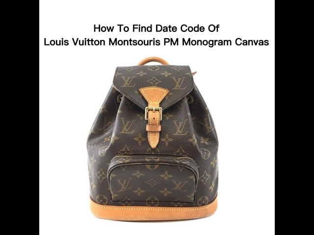 Louis Vuitton, Bags, Louis Vuitton Backpack Montsouris Mm Date Code Sp00